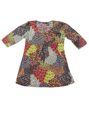 Woman’s R&B Collection stretchy paisley print boho dress size 2XL